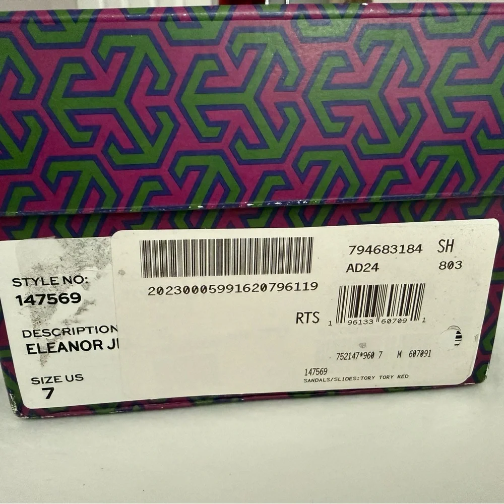 Tory Burch Eleanor Jelly Slide Sandals - Picture 4 of 4